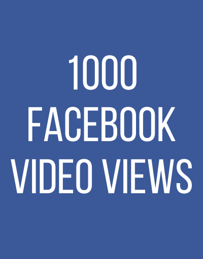 1000 facebook video views