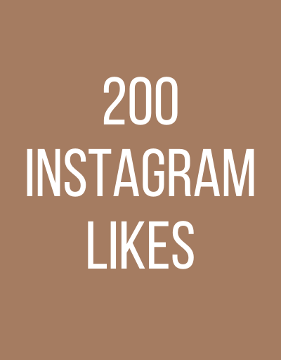 200 Instagram likes